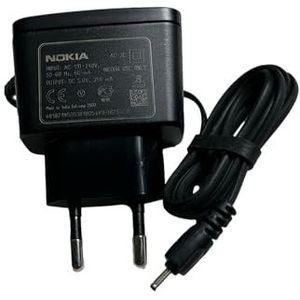 Nokia AC 3E Originele oplader 1200/1202/1203/1208/1209/1280/1616/1650/1661/1662/1800/2220 Slide/2680 Slide/1680 Classic/2323 Classic/2330 Classic/2330 Classic/2330 Classic/2330 Classic/2600 stuks.