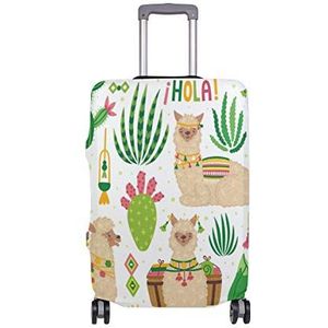 BALII Zomer Alpacas Trolley Case Beschermende Cover Elastische Bagage Cover Past 18-32 Inch Bagage