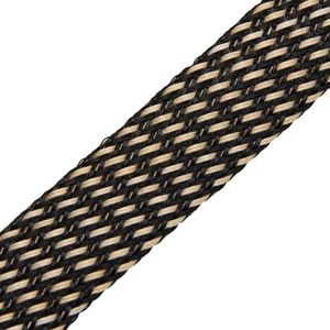 Uitbreidbare, geweven kabelbehuizing, Uitbreidbare gevlochten kabelmanagementhuls, veelkleurig, 2 mm-40 mm(Gold Black,8MM-1 METERS)