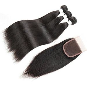 YanT HAIR Haarextensions, 3 stuks 61 cm, natuurlijke kleur