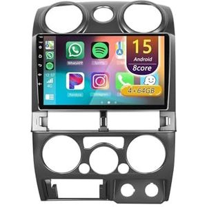 Android 15 Radio,voor ISUZU D-MAXMU-7 2006-2012, 9 Inch Touchscreen Autoradio Met Wireless CarPlay Android Auto Bluetooth WIFI GPS-navigatie Swc(A 4core (2G+32G))