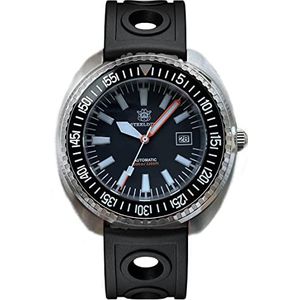 STEELDIVE SD1983 Duik Horloge Keramische Bezel 100Bar Waterdichte NH35 Automatische Beweging Mechanische Luxe Horloges Mannen, Zwart