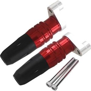 Motorfietsmodificatie Accessoires 2019-2023 Motorfiets Voor- En Achteras En Voorvork Anti-collision Slider Wieldop Voor MT03 MT25 MT 03 MT 25(Rood,C)