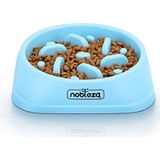 Nobleza Anti-Voracity Hondenvoerbak, Anti-Slip Hondenvoerbak, Duurzame, Niet-Giftige, Niet-Verplaatsbare Hondenvoerbak voor Grote en Middelgrote Honden