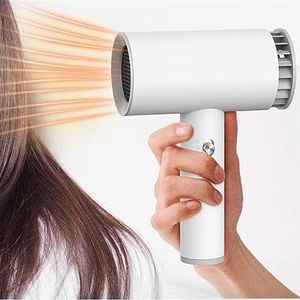 Draadloze haardroger, USB oplaadbare haardroger, draagbare föhn met warme en koude wind, for reisschool Dierenverzorging Kappers Olieverfschilderij Drooggereedschappen