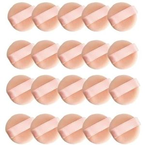 Mini Poedermonster 3/3,5/4CM Bladerdeeg Massaal Zachte Pinky Vervanging Handige en Duurzame Fijne Make-up (Color : 20Pcs 4cm)