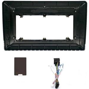 Voor Fiat 500L 2011-2017 9"" 10"" Radio Fascia Paneel Frame Video Paneel Speler Audio Frame Dashboard Montage Kabelboom Interieuraccessoires(Frame Cable Set 10IN)