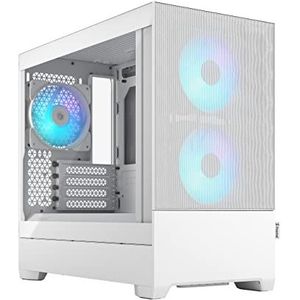 Fractal Design Pop Mini Lucht RGB Wit Computergeval TG Duidelijk Tint Aangemaakt Glas