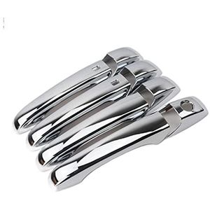 Deurgreep Cover Trim Sticker Met Smart Keyhole Voor Jeep Voor Patriot 2007-2014 Voor Grand Cherokee 2011-2018 HETEVSCCK