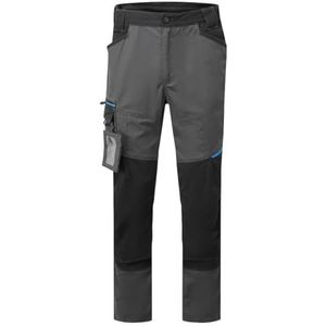 PORTWEST Pantalon de travail WX3 - Coupe Slim Gris Métal 3XL - FR(56) - UK(46) - Vêtements de travail