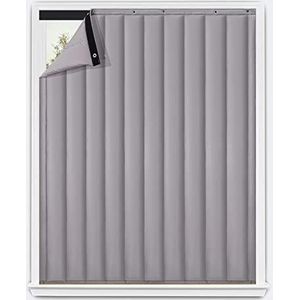 Het gordijn van de deur, PU thermisch geïsoleerd verduisteringsgordijn for ramen en deuren, verschillende maten(70x100cm/28x39in)