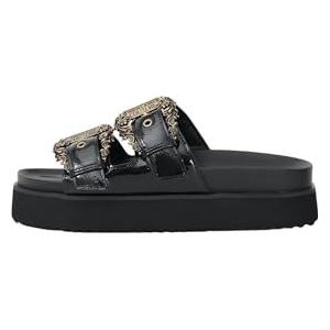 Versace Jeans Couture - Schoenen - Zwart - Lakleer - Dames
