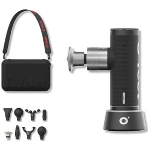 OYeet NEX Pro Massagepistool met 8 afneembare massagekoppen, 10 mm amplitude/diepte, 60 lbs kracht, 4 snelheidsmodi van 1600-3500 omw/min + rotatiemodus, 360 minuten looptijd, zwart