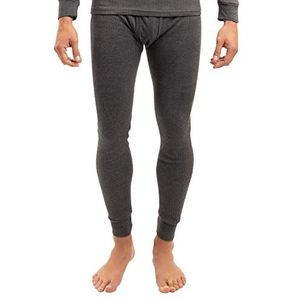 MT Heren ski- en thermische onderbroek winter onderbroek, antraciet, M