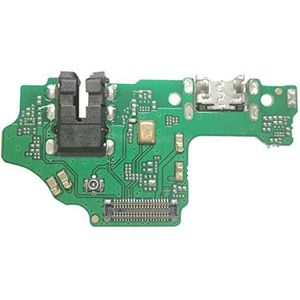 Reserveadapter voor PCB-stekker, micro-USB-aansluiting, oplaadbus + microfoon voor oproepen DC BOARD SYNC-gegevens + Jack hoofdtelefoon compatibel met Huawei Honor 8 X View 10 Lite