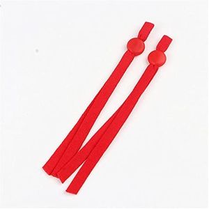 Elastische Touw 10/20 / 50 st verstelbaar met gesp maken masker elastische band maskers touw materialen oor koord mond Elastische Touw Met Haken (Color : Red, Size : 20pcs)