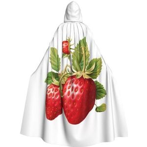 DURAGS Aardbei Clipart Modieuze Cosplay Kostuum Mantel - Unisex Vampier Cape Voor Halloween & Rollenspel Evenementen