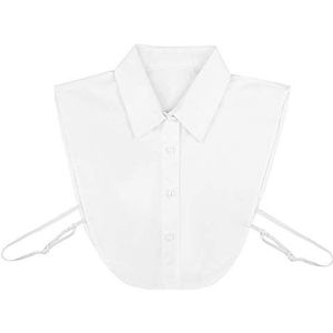 WINOMO Afneembaar overhemd, kraag, nepkraag, voor dames, half hemd, afneembare nepkraag, afneembare choker, blouse, top voor dames
