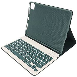 Tablettoetsenbord, Standaard Draadloos Toetsenbord Antislip Auto Sleep-beschermhoes met Muis voor Air 5 (donkergroen)