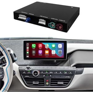 Road Top Draadloze Carplay Android Auto interface decoder box Voor BMW i3 I01 2012-2017 met NBT systeem, Compatibel met Carplay, Mirrorlink, reverse camera, navigatie