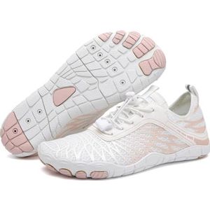 Lorax Pro blote voeten schoenen for dames, Lorax Pro blote voeten schoenen met brede neus, gezonde en antislip ademende blote voeten schoenen (Color : White, Size : US-11)