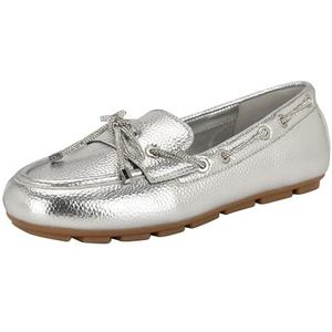 GUESS Lavonta Loafer voor dames, Zilver Metallic 040, 35 EU