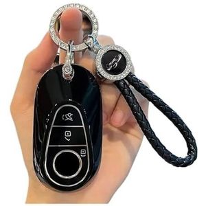Sleutelbehuizing Tpu Autosleutel Case Cover Shell Voor 2021 Cs Klasse W223 W206 S350L S400L S450L S500L Protector Sleutelhanger Accessoires Autosleutelhoesje(Black Set C)