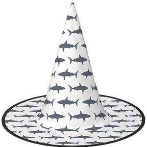DEXNEL Halloween Hoed - Cosplay Hoed met Halloween Party Decroation Dress Up Party Supplies voor volwassen vissen en haaien