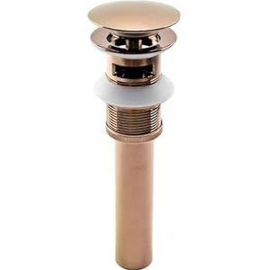 Ben Fixed niet-afsluitbare wastafelplug t.b.v. MSN2 geborsteld messing