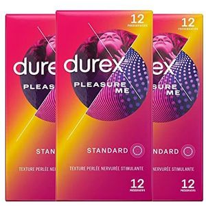 Durex - Pleasure Me Condooms - Ultra-pareltextuur, 36 stuks