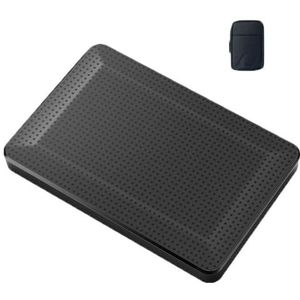 Draagbare externe harde schijf 2 tb / 1 tb / 250/80 gb, USB 3.0 back-up opslag met tas, geschikt voor persoonlijke computers, desktops, laptops, venster, Macbook, Xbox, Ps4 (1TB, zwart)