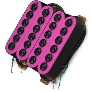 Roze Paars Verstelbare Metalen Humbucker Pickups Voor Elektrische Gitaar Verstelbare Schroef Plastic Spoel Elektrische Gitaar Pickup Vervanging Onderdelen