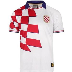 Football Roots Voetbalshirt, nationale fan-T-shirts, shirt van Duitsland, Kroatië, Turkije, Servië, Roemenië, voetbal-T-shirt, Kroatië., M