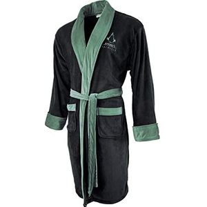 Groovy Uk Assassin's Creed Adult Eivor badjas zonder capuchon, eenheidsmaat, zwart/groen