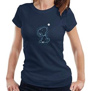 Pinda's Snoopy Astronomische Outline vrouwen T-Shirt