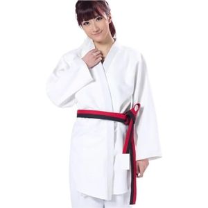 Een karate kostuum Judo Gi Katoen 450gsm Enkelvoudig Geweven Unisex Multicolor Meerdere Maten(White,XXS)