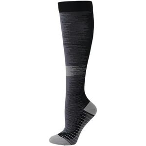 VCODWCSJO 5 paar compressiekousen 20-30 mm hardlopen strand wandelen gym fietsen sportsokken zijn geschikt spataderen-33610-L XL