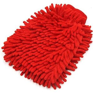 XYWHPGV Rode Microfiber Chenille Wassen Schoonmakende Handschoen Want voor Car Vehicle Body(039ee db1e2 34fff abc91 cb609 1275b