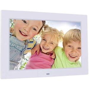 10,1 Inch HD Digitale Fotolijst 1280x800 HD Ultradunne LED Elektronisch Fotoalbum LCD-fotolijst For Kerstverjaardagscadeaus Eenvoudig delen(DPF-1005-White)