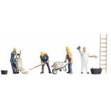 NOCH 45055 TT Set figuren, metselaars figuren