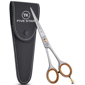 Five Star Solingen Mercury Professionele kappersschaar, haarschaar, baardschaar, tondeuse met superfijne microtanden, roestvrij