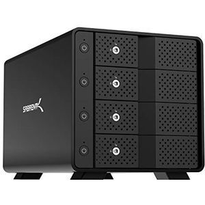 Sabrent USB 3.2 4-weg 3,5"" SATA-dockingstation zonder lade voor harde schijf (DS-SC4B)
