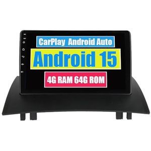 RoverOne Auto Stereo CarPlay Hoofd Unit voor Renault Megane 2 II 2002 2003 2004 2005 2007 2008 2009 Android Auto Touchscreen Sat Navi Bluetooth WiFi Radio Speler