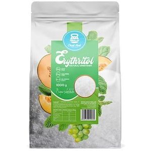 Cheat Meal Erythritol Pakket van 1 x 1000g - Calorievrije Suikervervanger - Keto - Thee en Koffie Zoetstof - Zoet Poeder - Caloriearm Alternatief voor Suiker - Afvallen - 3kg