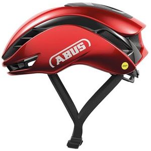 ABUS Racefietshelm Gamechanger 2.0 MIPS High Performance Aerohelm met geoptimaliseerde aerodynamica en ventilatie, voor dames en heren, maat S, rood