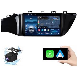 Android 14.0 2 Din Autoradio 9"" Touchscreen Auto Stereo voor KIA RIO 2016-2019 met Draadloze Carplay Android Auto GPS navigatie AHD Omgekeerd beeld Stuurwielbediening(P1(1G+32G))