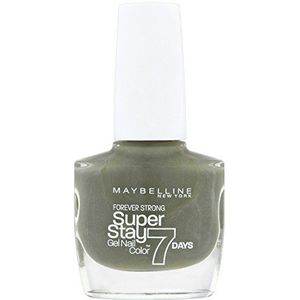 Maybelline New York Superstay Forever Strong 7 Days Nagellak, afwerkgel, blijft lang zitten, zonder uv-lamp, in rijk donkerblauw, (1 x 10ml)