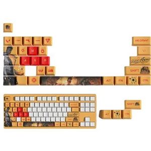 (VALORANT) toetsenborddoppen (29)PC Gaming Mechanische Keycap Numpad Aangepaste Keycaps Laser Gegraveerd met Elk Mechanisch Toetsenbord (PHOENIX)