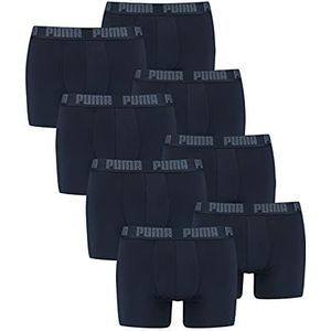 PUMA Boxershorts voor heren, 8 stuks, onderbroek, ondergoed, kleur: 321 - marineblauw, kledingmaat: XL, blauw (321 - marineblauw), XL