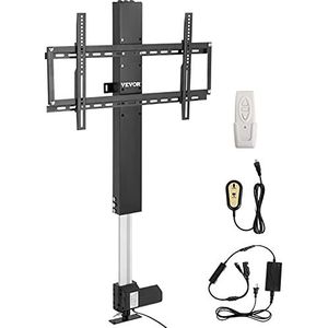 VEVOR Gemotoriseerde TV-lift Slaglengte 31 inch Gemotoriseerde tv-beugel Geschikt voor tv-lift tot 60 inch met afstandsbediening in hoogte verstelbaar 42-73 inch, draagvermogen 132 Lbs